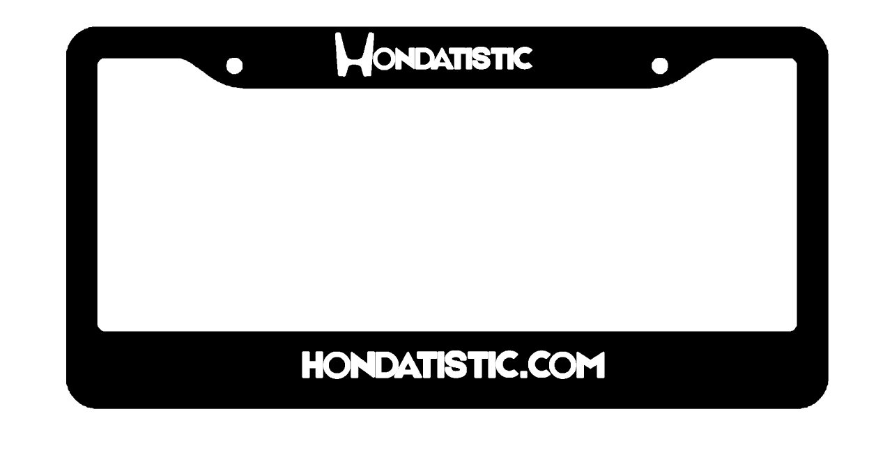 HONDATISTIC License Plate Frames